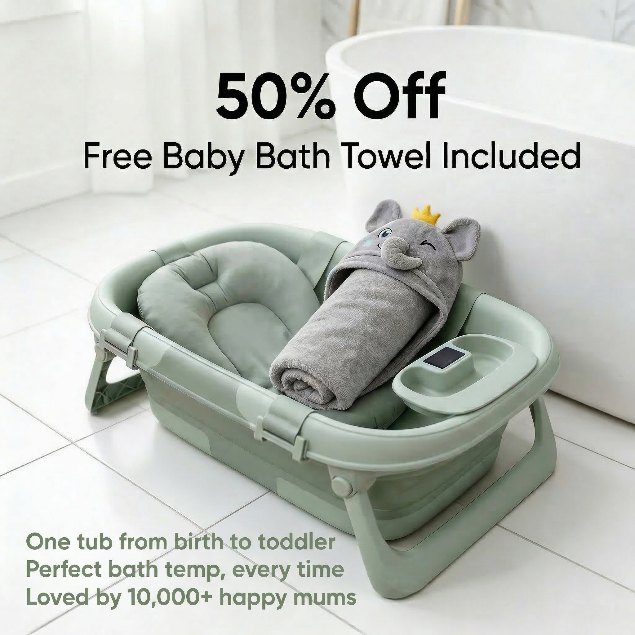 TinyTub - Foldable baby bath